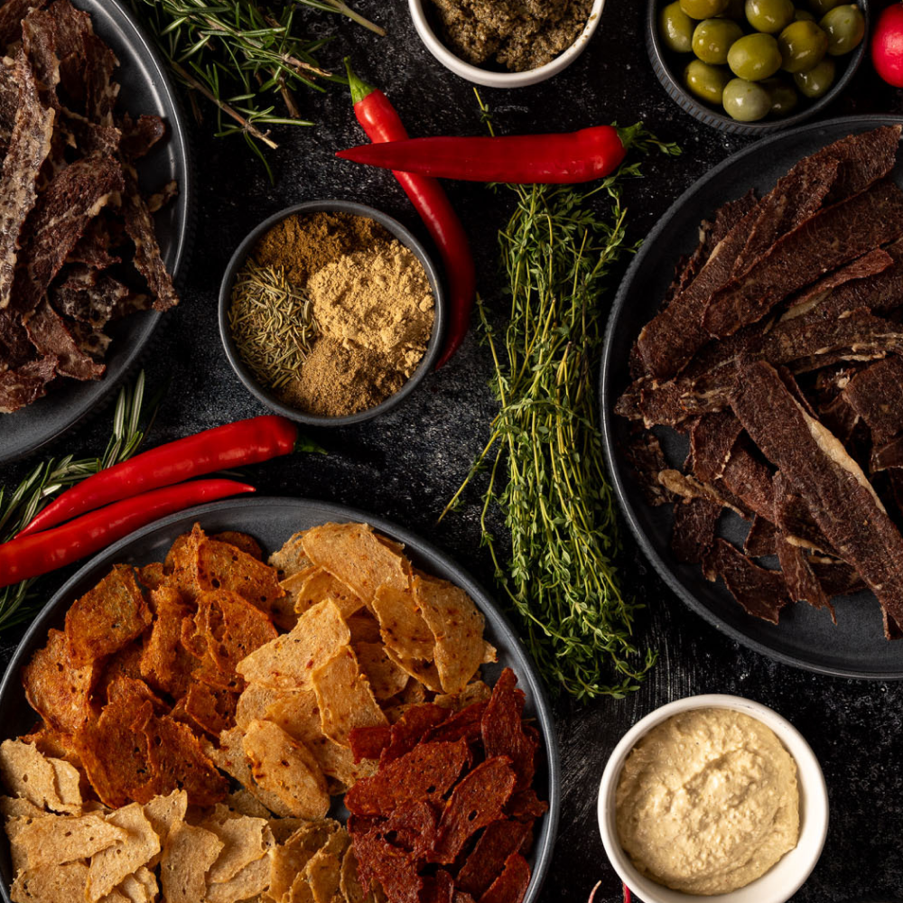 Clean kosher snacks made from meat, salt, and spices - Primal Krisp banner